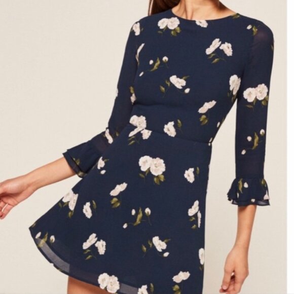 Reformation Finch Dress in Opaline Size 6 - Picture 1 of 7